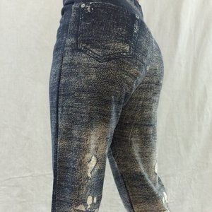 Denim Jogger Pants